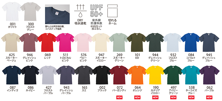 UnitedAthleSports(ユナイテッドアスレスポーツ)5700 4.4オンスドライスムースリサイクルポリエステルTシャツ・カラー